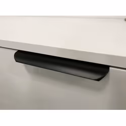 Uchwyt listwowy UA02 - czarny mat / rozstaw 320 mm