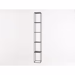 Regał TENSIO PILLAR 5F 230×30 - czarny