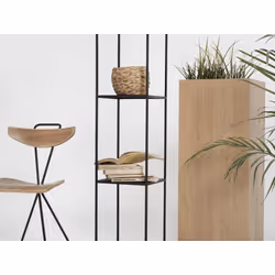Regał TENSIO PILLAR 5F 230×30 - czarny