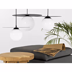 Lampa wisząca SKIVA BALL L - czarny
