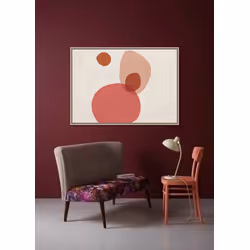 Obraz abstrakcyjny TOIR22593 102x142 cm - pastelowy