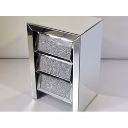 Szafka nocna lustrzana 17JS002 45x35x70 cm