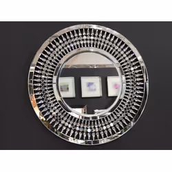 Lustro okrągłe Art deco 16JZ112 Ø80 cm