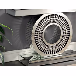 Konsola lustrzana glamour 16JS112 120x35x80 cm