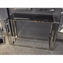 Konsola stalowa GG1063/C067 120x40x80 cm - srebrny