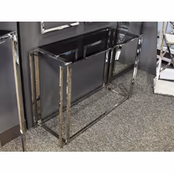 Konsola stalowa GG1063/C067 120x40x80 cm - srebrny