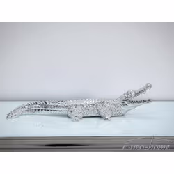 Figura KROKODYL 2053 - srebrny