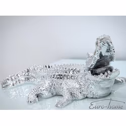 Figura KROKODYL 2053 - srebrny