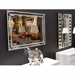 Lustro wiszące z kryształkami JS48 75x115
