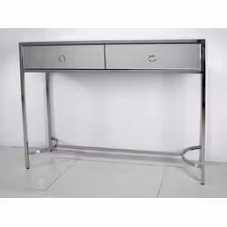 Toaletka Lustrzana LW6071 110x35x82 cm - srebrny