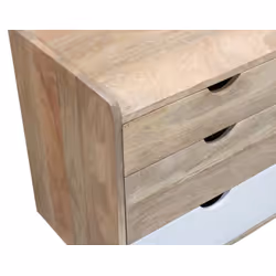 Komoda 4 szuflady OSLO - biały