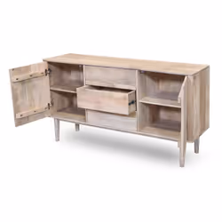 Komoda drewniana FIFTY - mango naturalne