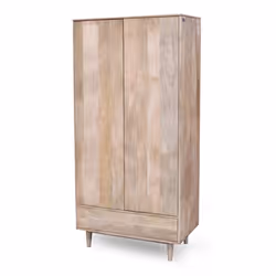 Szafa drewniana 2-drzwiowa FIFTY FT-10-MN - mango naturalne