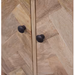 Komoda 80 cm PARQUET - drewno mango