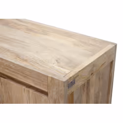 Komoda drewniana 2-drzwiowa MILANO - mango naturalne