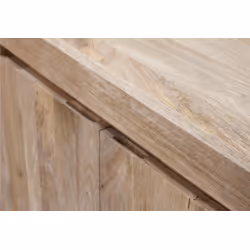 Komoda drewniana 2-drzwiowa MILANO - mango naturalne
