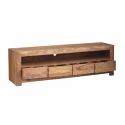 Szafka RTV drewniana VERONA 4 szuflady - palisander teak