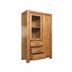 Witryna drewniana MODENA - palisander teak