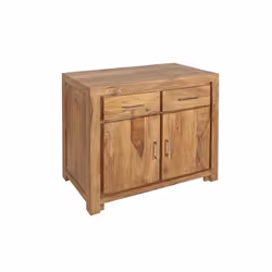Komoda drewniana 2-drzwiowa MODENA 2 szuflady - palisander teak