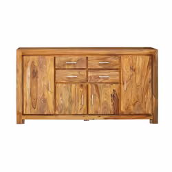 Komoda drewniana 4-drzwiowa MODENA 4 szuflady - palisander teak