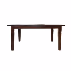 Stół drewniany rozkładany ROMA 140/220x100 - akacja brąz