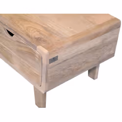 Stolik kawowy drewniany RETRO - drewno mango