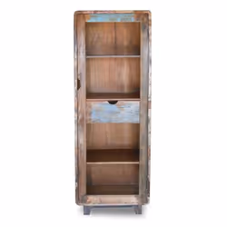 Witryna z drewna z odzysku 65cm RETRO