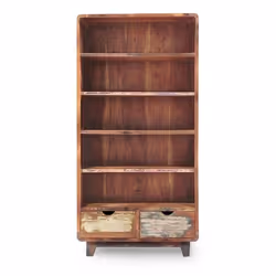Regał drewniany 90cm RETRO - drewno z odzysku