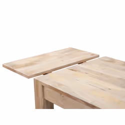 Stół rozkładany drewniany MILANO 120/200x80 - mango naturalne