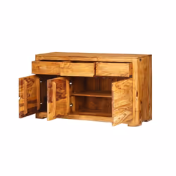 Komoda drewniana BARI 145 cm - palisander teak