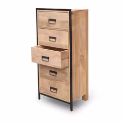 Komoda SOHO 5 szuflad - drewno mango