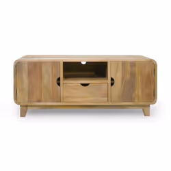 Szafka RTV 135cm RETRO - drewno mango