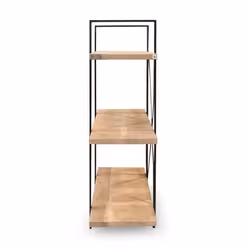 Regał industrialny SOHO - drewno mango