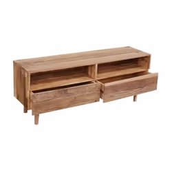 Szafka RTV drewniana CENTURY RUSTIC - stare drewno