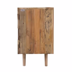 Komoda drewniana 3-drzwiowa CENTURY RUSTIC - stare drewno