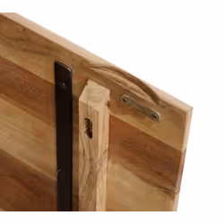 Komoda drewniana 3-drzwiowa CENTURY RUSTIC - stare drewno