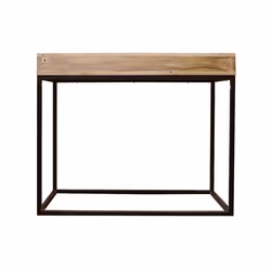 Konsola 2 szuflady 90cm SOHO - drewno mango