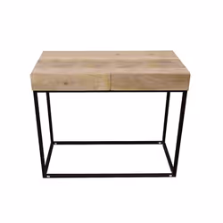 Konsola 2 szuflady 90cm SOHO - drewno mango