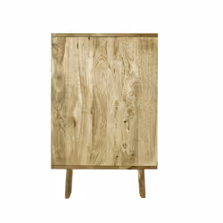 Komoda drewniana 4-drzwiowa STOCKHOLM - mango naturalne