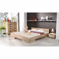 Łóżko drewniane bukowe SPECTRUM Niskie 90x200 - palisander