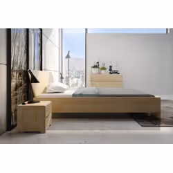 Łóżko drewniane sosnowe VESTRE Maxi&Long 200x220 - naturalny