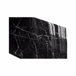 Stół ENZO GOLD 180x90 - czarny/złoty