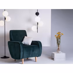 Lampa ścienna BOBLER 1connect - czarny