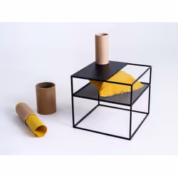 Stolik kawowy MATRIX METAL 50 - czarny