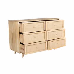 Komoda GR-16-MN 6 szuflad - naturalny