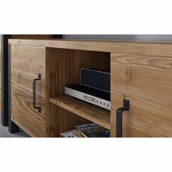 Komoda RTV mała OLIN 41 - appenzeller/czarny
