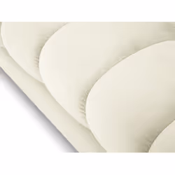 Aksamitna sofa 3-osobowa MAMAIA - czarne nogi