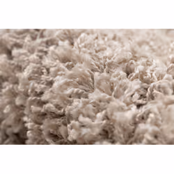 Dywan okrągły CAPPUCINO shaggy 5cm - beż