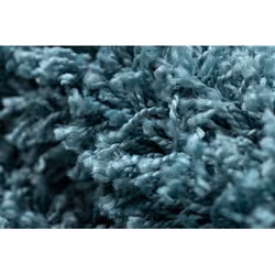 Dywan okrągły AZURE shaggy 5cm - niebieski