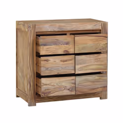 Drewniana komoda z szufladami ML-04-TP - palisander teak